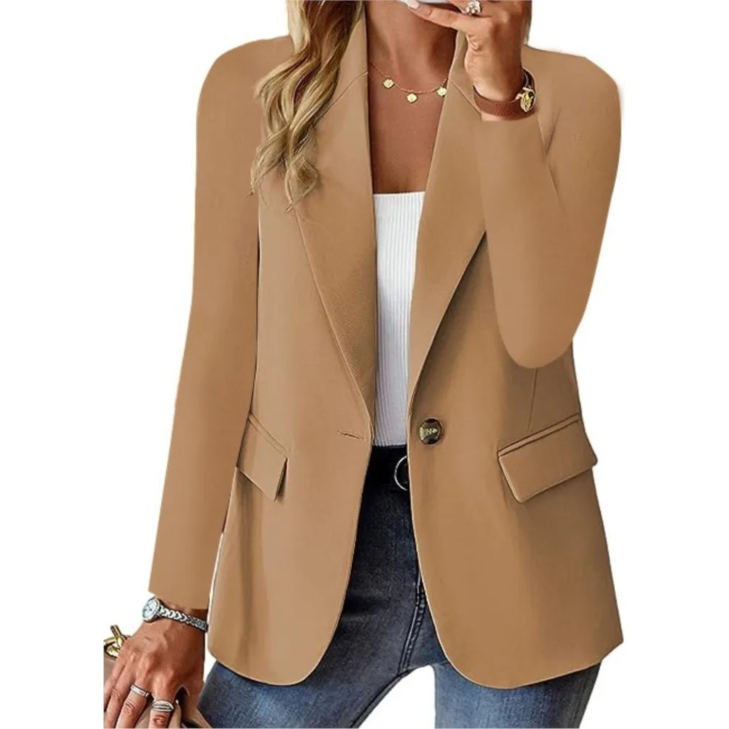 Trisha | Elegant Dame Blazer til Enhver Anledning