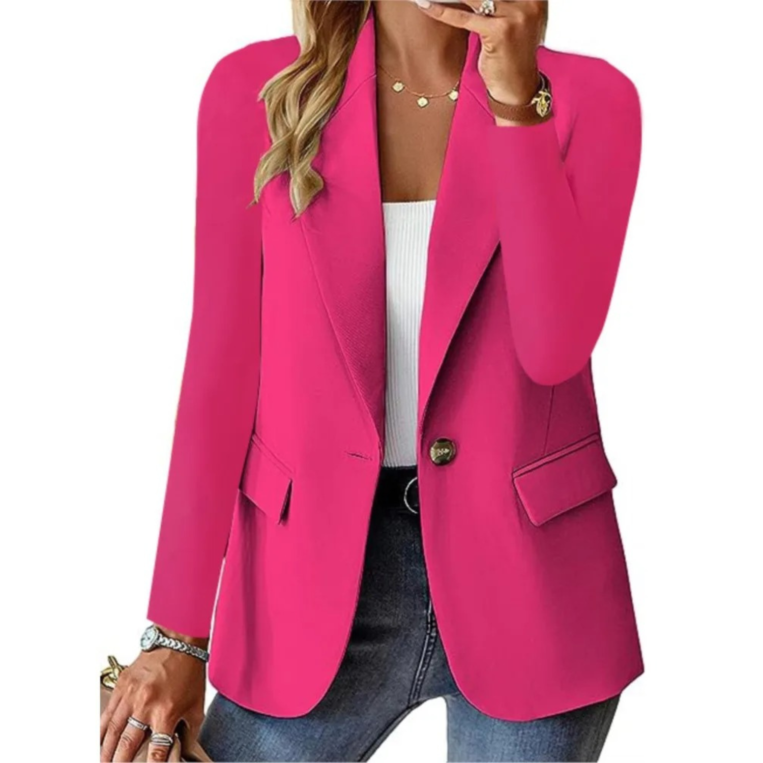 Trisha | Elegant Dame Blazer til Enhver Anledning