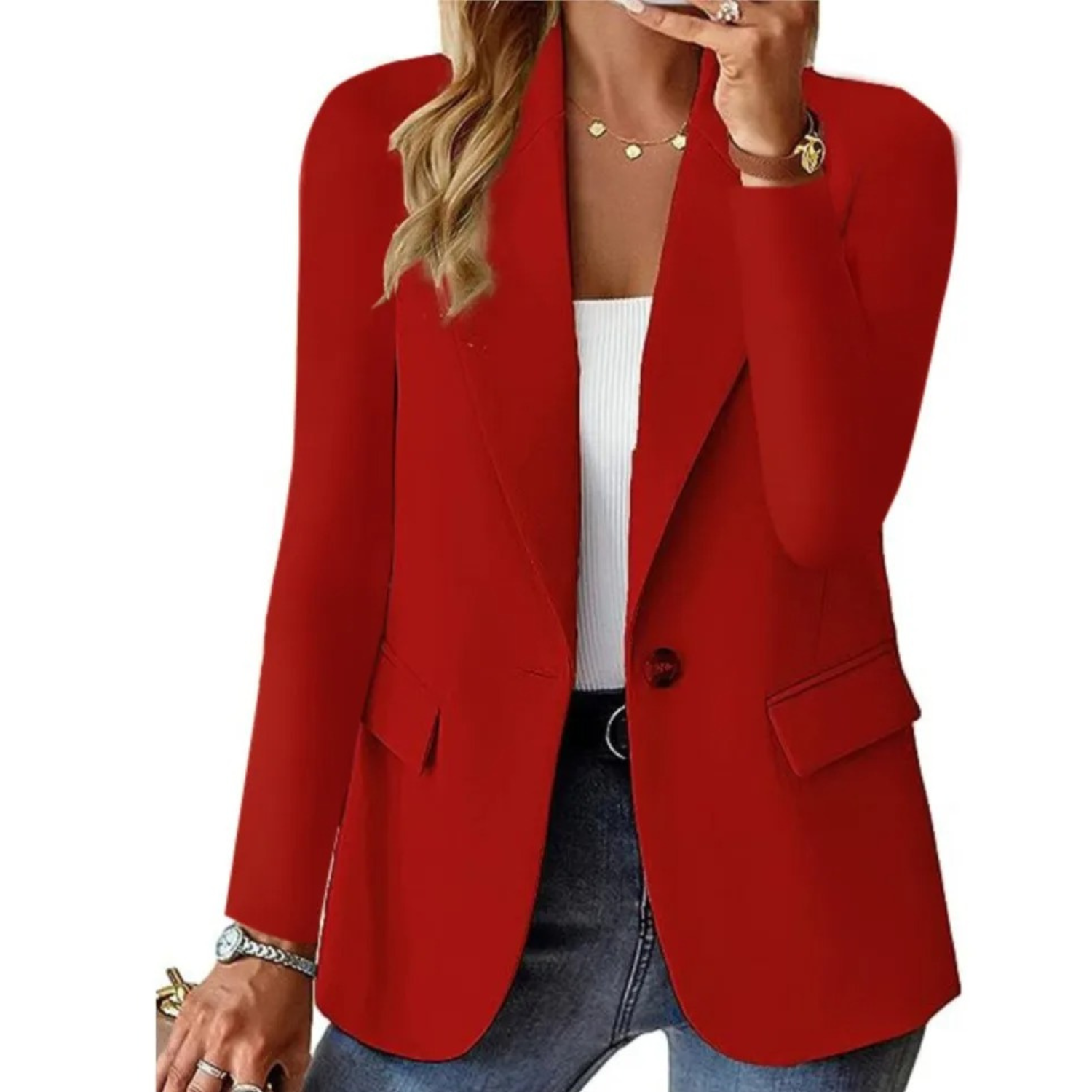 Trisha | Elegant Dame Blazer til Enhver Anledning