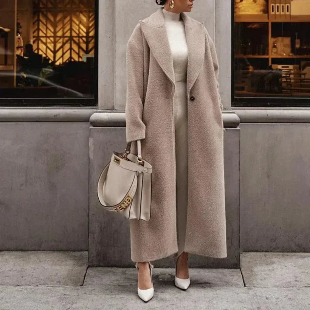 Marline | Elegant Lang Dame Trenchcoat