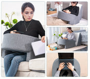 Blød læsepude – Ergonomisk armlæn til skødebord med vaskbart betræk til spil og afslapning 1