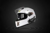Bluetooth motorcykelhjelm intercom headset – 1000M trådløs interphone, håndfri opkald, krystalklar lyd til 2 kørere på ture og eventyr 2