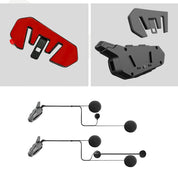 Bluetooth motorcykelhjelm intercom headset – 1000M trådløs interphone, håndfri opkald, krystalklar lyd til 2 kørere på ture og eventyr 5