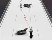 Bluetooth motorcykelhjelm intercom headset – 1000M trådløs interphone, håndfri opkald, krystalklar lyd til 2 kørere på ture og eventyr 6