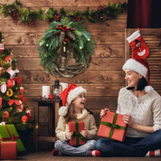 Bondegårdsjulekrans, Boho-krans, Feriekrans 5