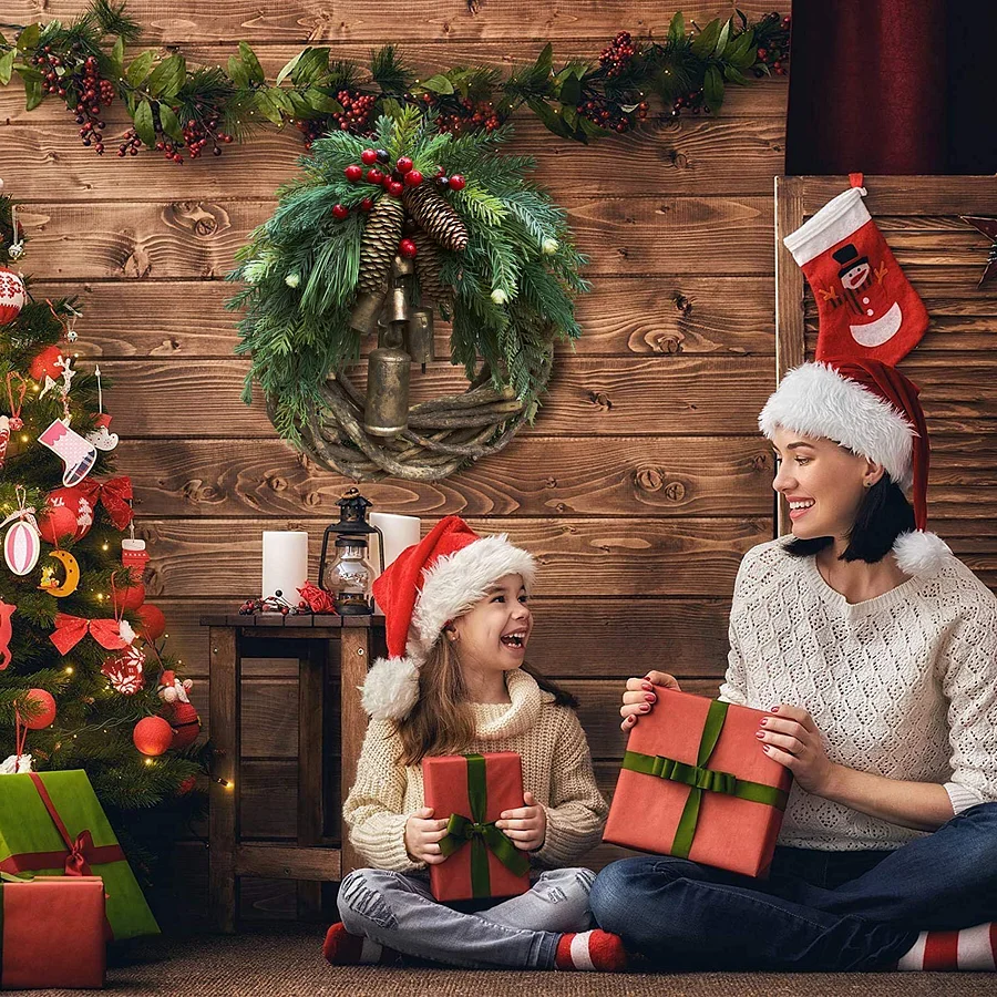 Bondegårdsjulekrans, Boho-krans, Feriekrans 5