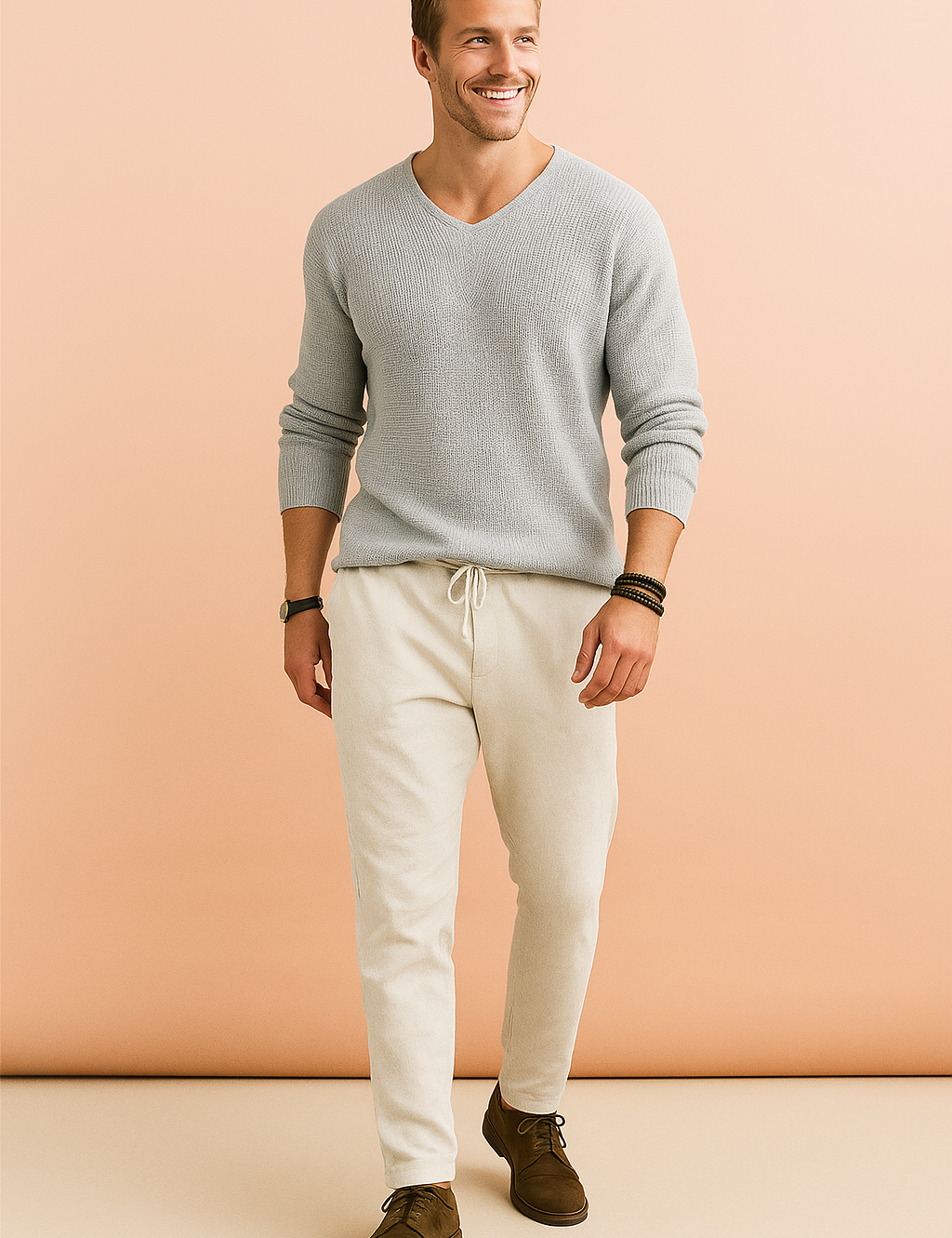 Bram | Herre afslappet, varm sweater | Blød strik 2