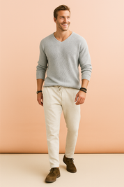 Bram | Herre afslappet, varm sweater | Blød strik 2