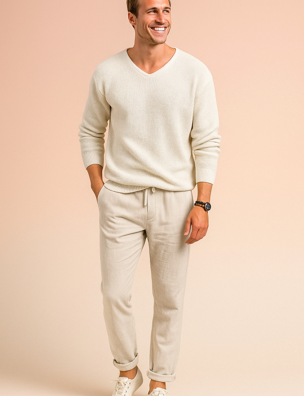 Bram | Herre afslappet, varm sweater | Blød strik 4