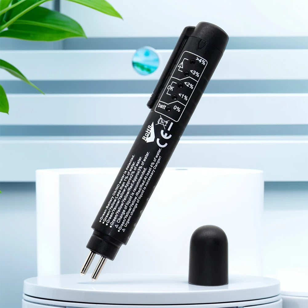 Bremsevæskemålerpen til biler – LED-indikatorværktøj til præcis diagnosticering, vedligeholdelse og sikkerhedsovervågning af bremsevæske til biler 7