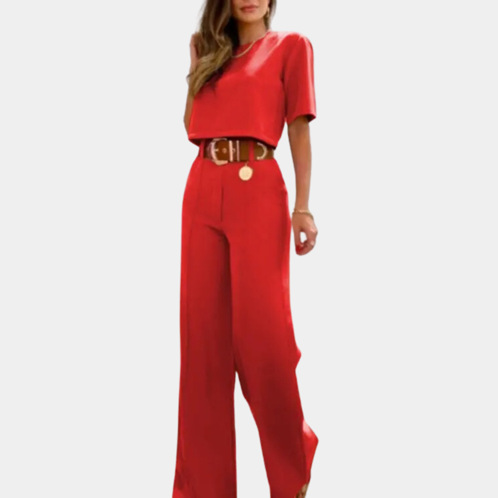 Chic kontorsæt af to dele til elegante sommerlooks