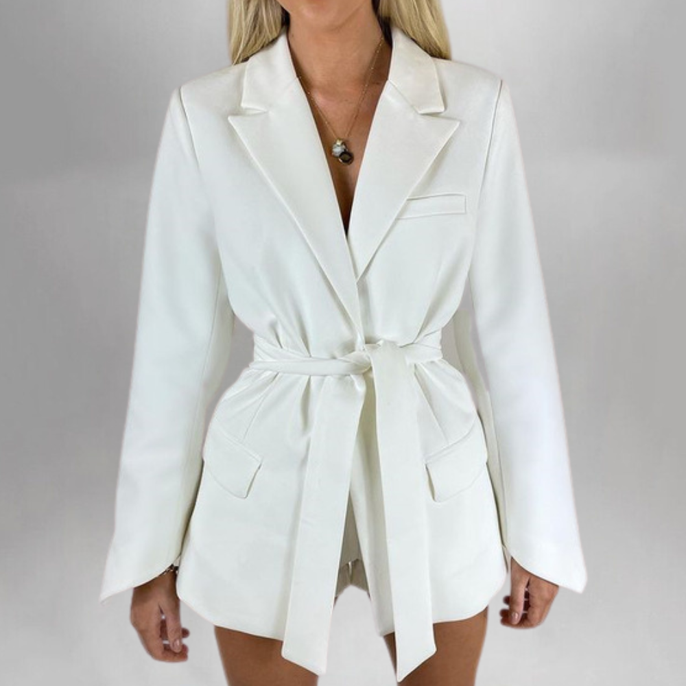 Sophie | Stilfuld blazer med bælte til elegante outfits