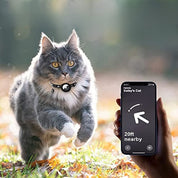 CAT GPS-trackerhalsbånd med hurtigudløser og reflekterende design for forbedret synlighed om natten 1