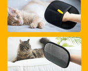 Celery dobbeltsidet plejehandske til kæledyr – genanvendelig plejehandske til katte og hunde, effektiv på pels, tøj og møbler 1