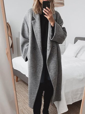 Cely | Komfortabel oversized frakke med dobbelte knapper 1