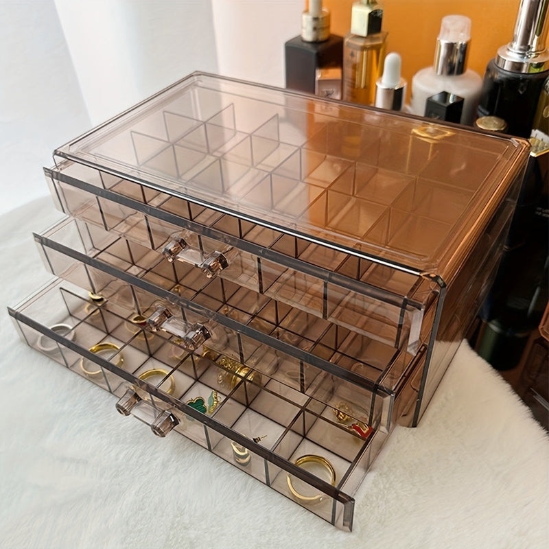 Siervault - 3 -Layer Ring & Earring Organizer-1