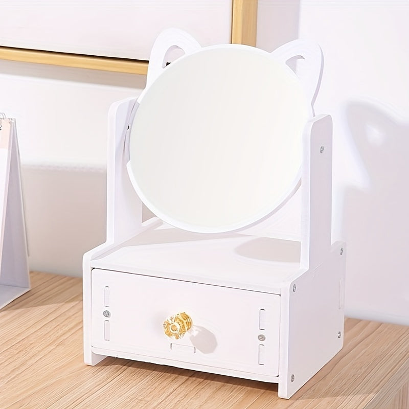Meowglow -cat oor -make -Up spiegel met opslag-1