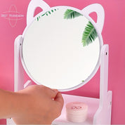 Meowglow -cat oor -make -Up spiegel met opslag-6