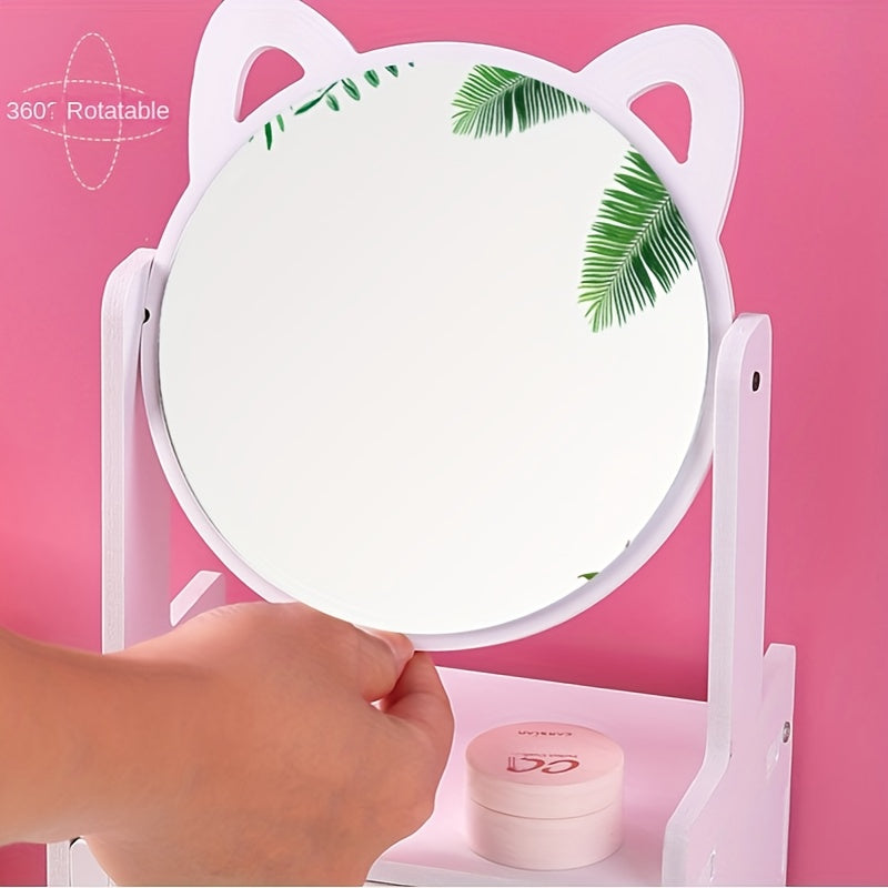 Meowglow -cat oor -make -Up spiegel met opslag-6