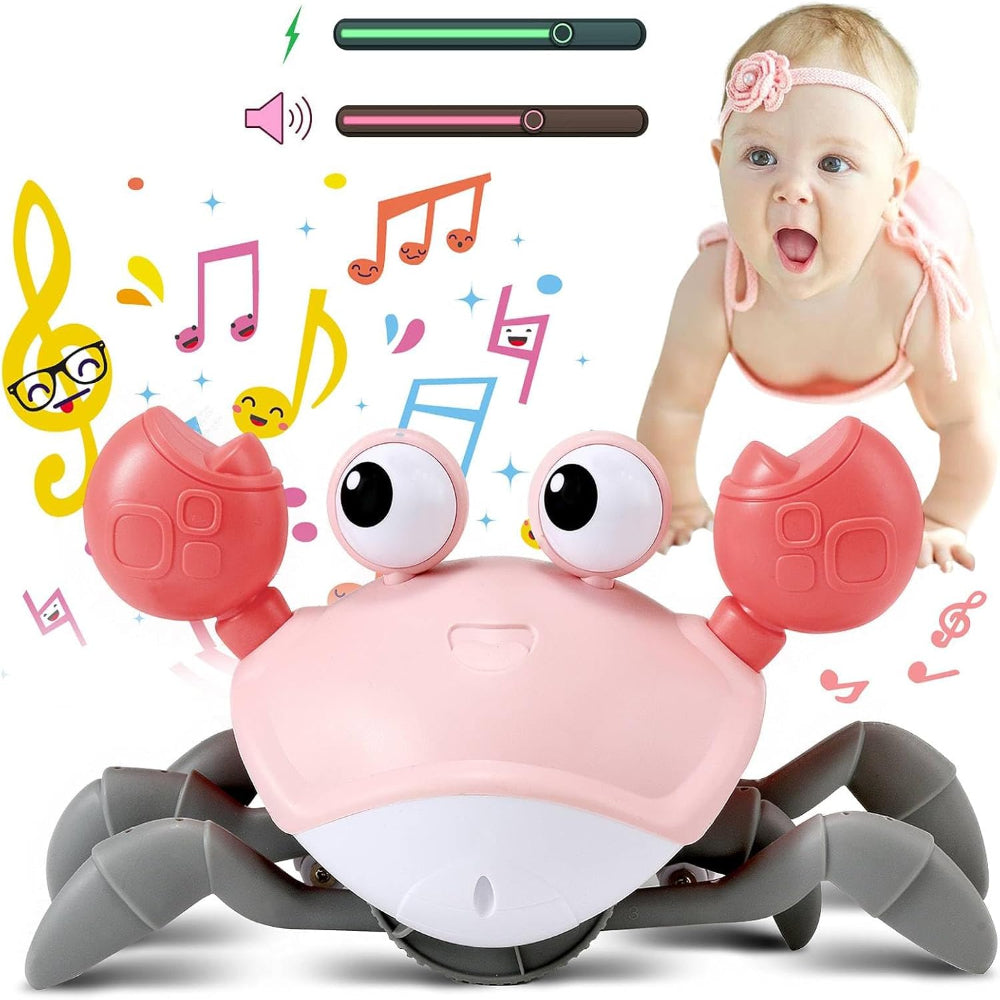 CrustaceanJoy | Krablende krabbe babylegetøj med musik og farverige lys 2