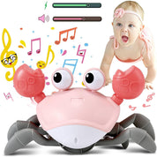 CrustaceanJoy | Krablende krabbe babylegetøj med musik og farverige lys 2
