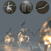 CrystalCheer | Elg-guirlandedekoration til juleudstilling 5