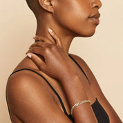 Cubansk armbånd til kvinder i guld - Elegante smykker til enhver lejlighed 1