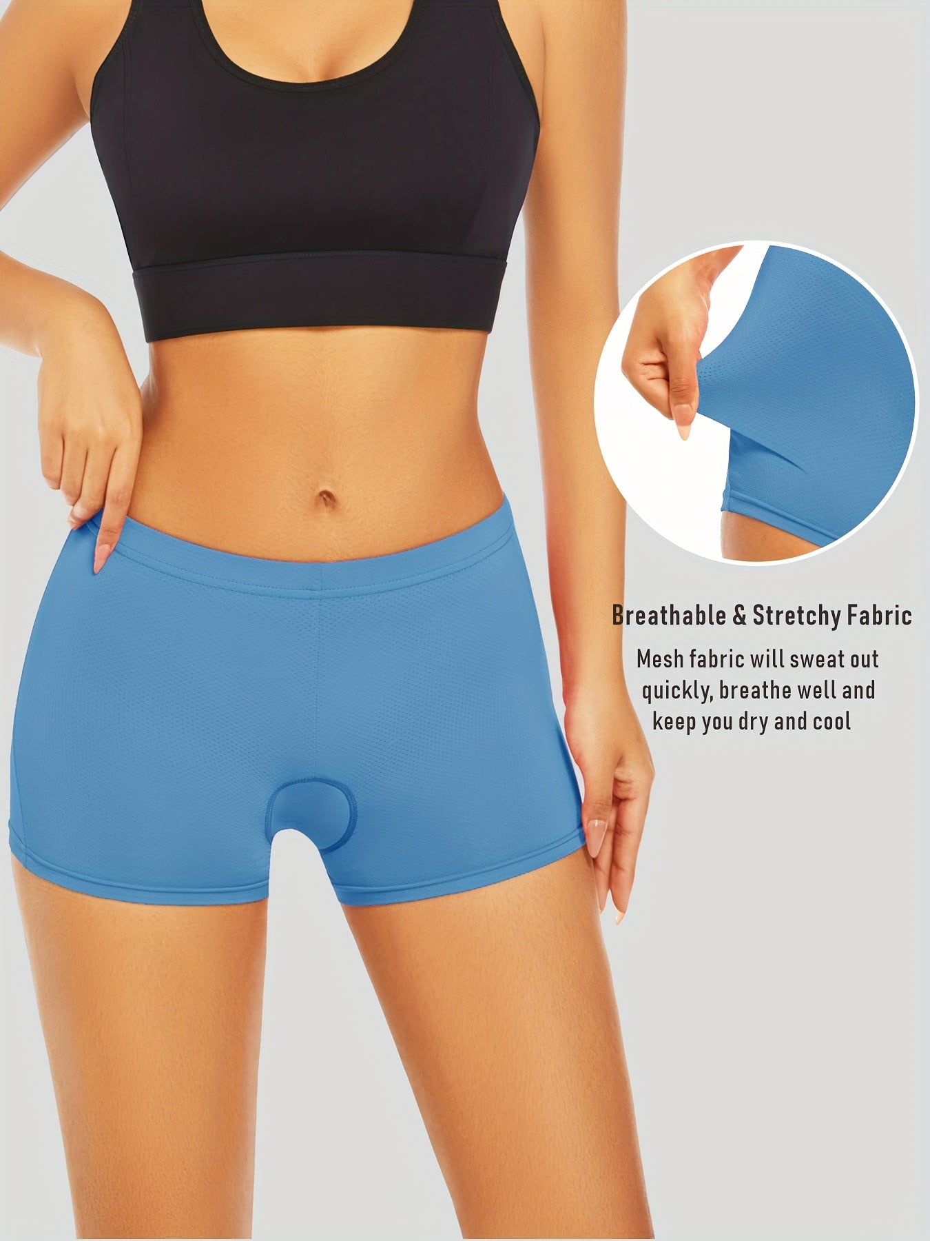 Cykelundertøj til damer med 4D-polstring – Let og åndbart til cykling og udendørsaktiviteter 7