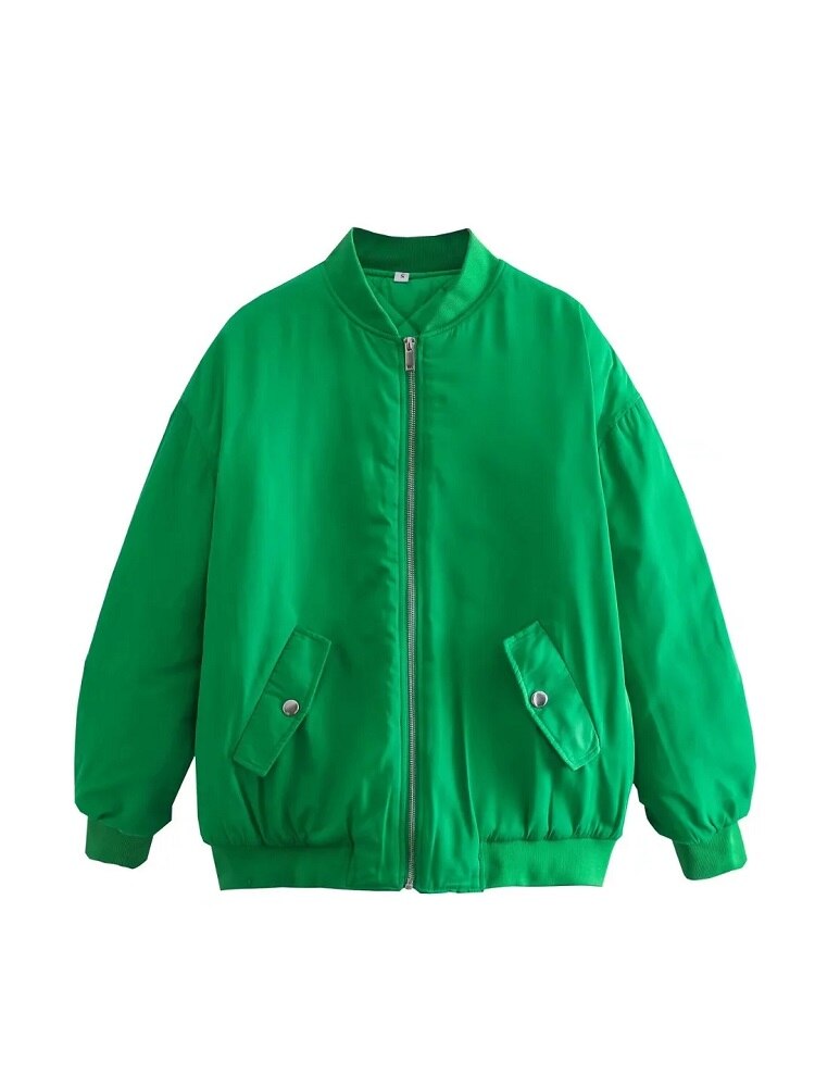 Dame Bomber Transition Jakke | Oversized 0