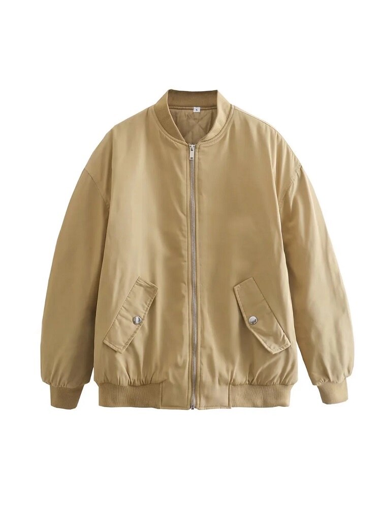 Dame Bomber Transition Jakke | Oversized 2