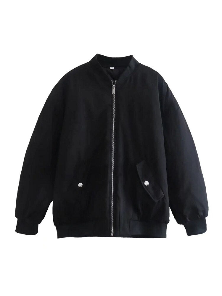 Dame Bomber Transition Jakke | Oversized 6