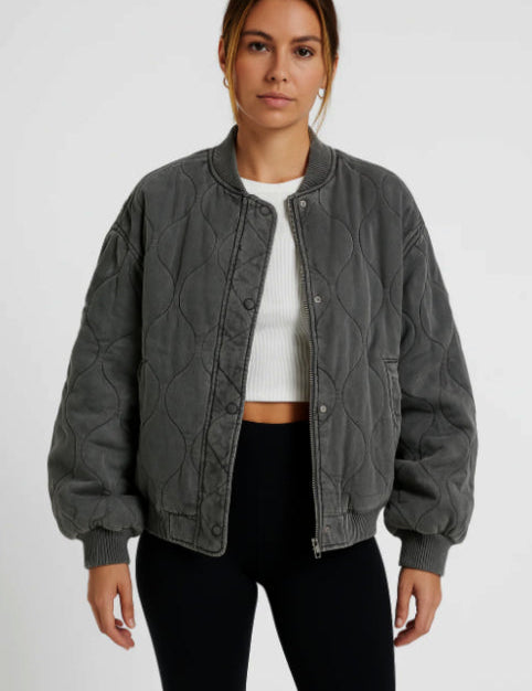 Dame Bomber Transition Jakke | Plus Size 0