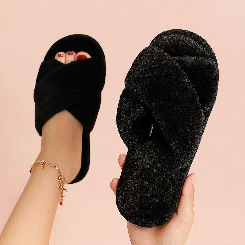 Dame Crossover hjemmesko | Bløde, varme og behagelige hjemmesko 5