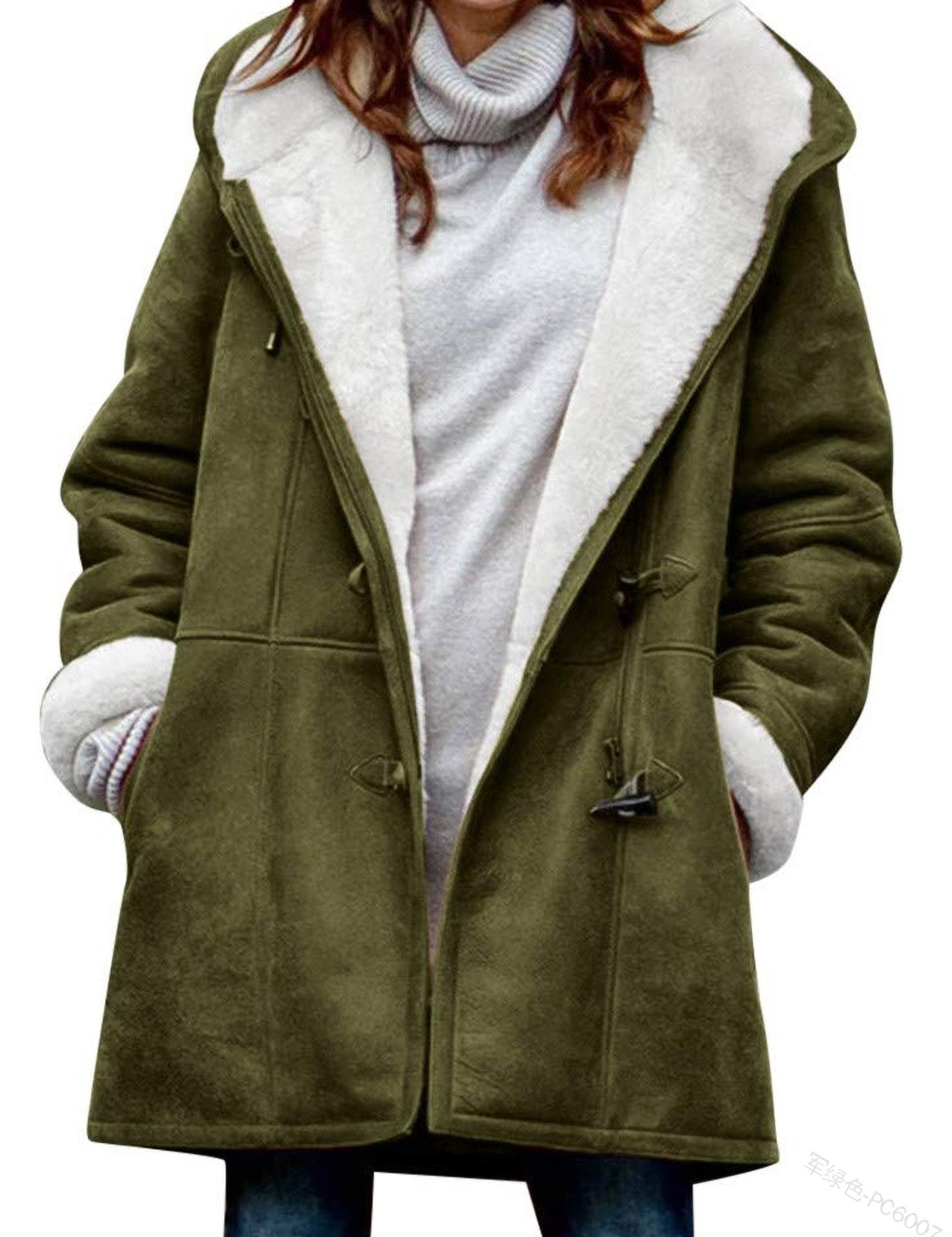 Dame fleecejakke med hætte | Vinter 5