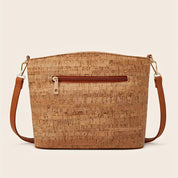 Dame skuldertaske i etnisk stil i PU-læder 1