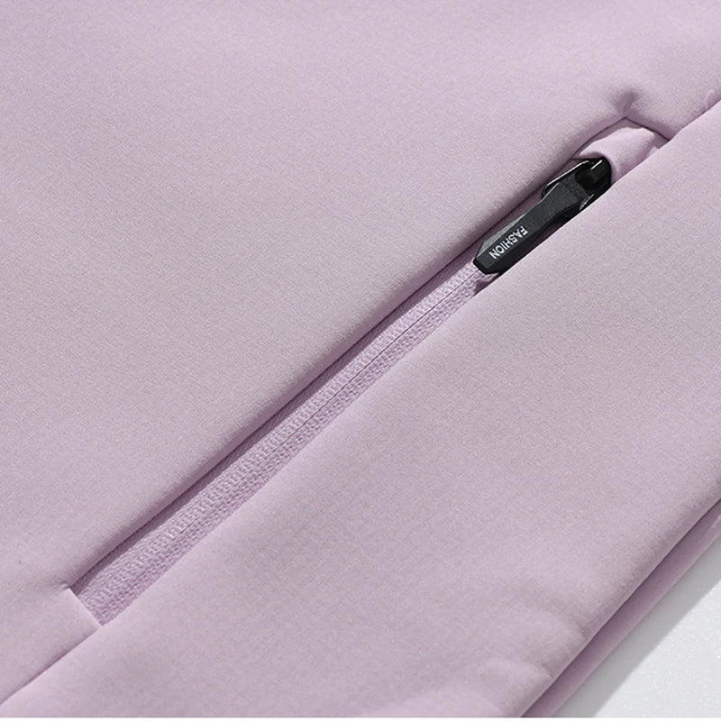 Dame softshelljakke med hætte | lange ærmer 2