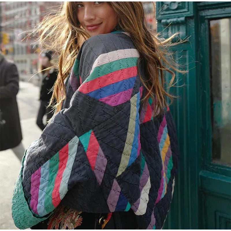 Dame vinterjakke i retrostil | Varm 1