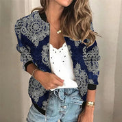 Damebomberjakke | med lynlås 1