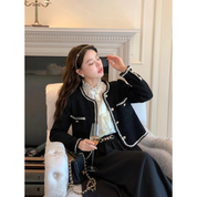 Damejakke med knapper i vintagestil 2