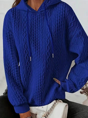 Dames wintertrui met capuchon | Lange mouwen 0