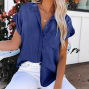 Shaloni - Elegant jeansbluse med stil
