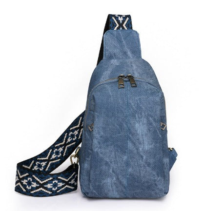 Lily | Damernes Geometriske Skulderrem Læder Crossbody Sling Taske
