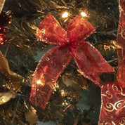 Dekorativt foldbart farverigt spiraljuletræ 4