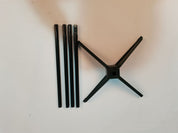 Dekorativt foldbart farverigt spiraljuletræ 6