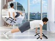 Døråbnings pull-up stang til hjemmegym – Indendørs body trainer til full body fitness, let ophængbar stang med skumgreb og robust design 2