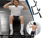 Døråbnings pull-up stang til hjemmegym – Indendørs body trainer til full body fitness, let ophængbar stang med skumgreb og robust design 5