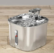 Drikkefontæne i rustfrit stål til katte 0