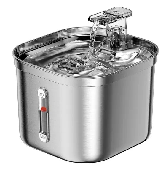 Drikkefontæne i rustfrit stål til katte 3