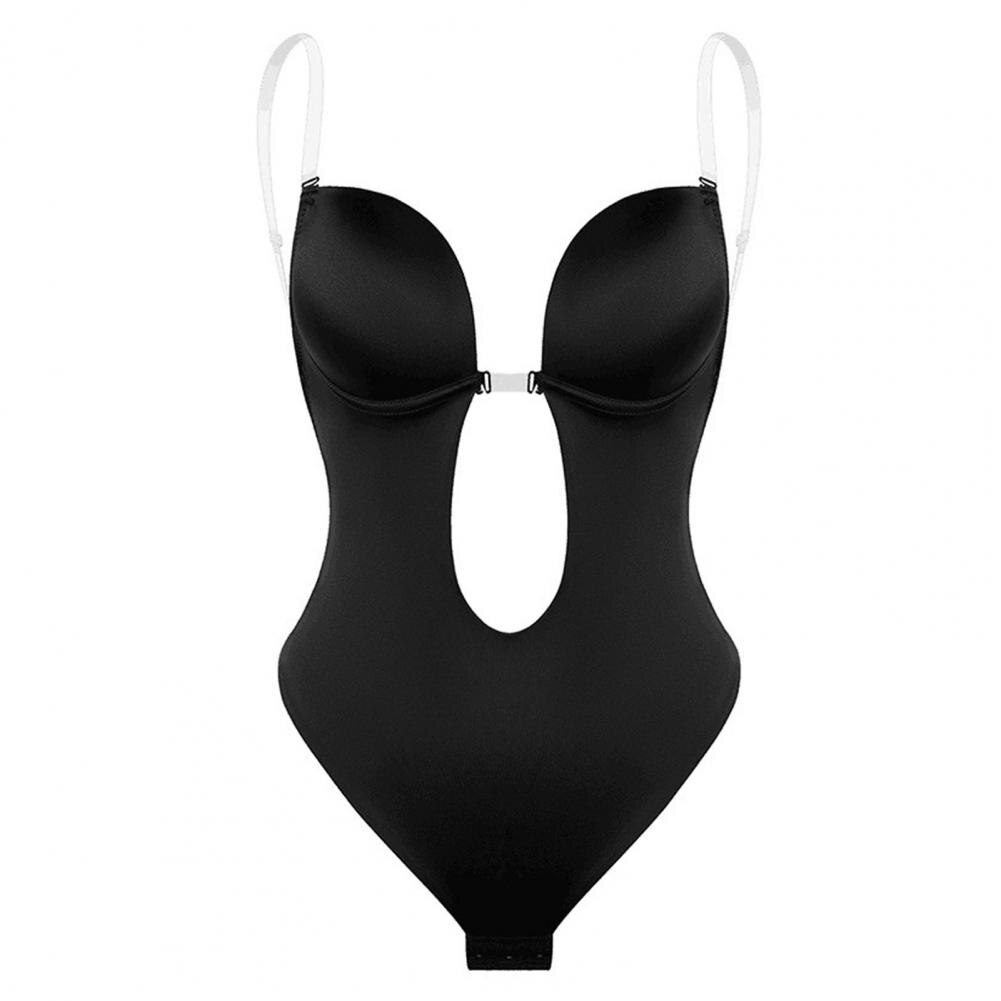 Dyb V-hals shapewear bodysuit - Ultimativ kropsformer til en fejlfri silhuet 0