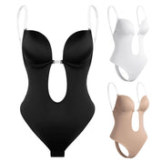 Dyb V-hals shapewear bodysuit - Ultimativ kropsformer til en fejlfri silhuet 3